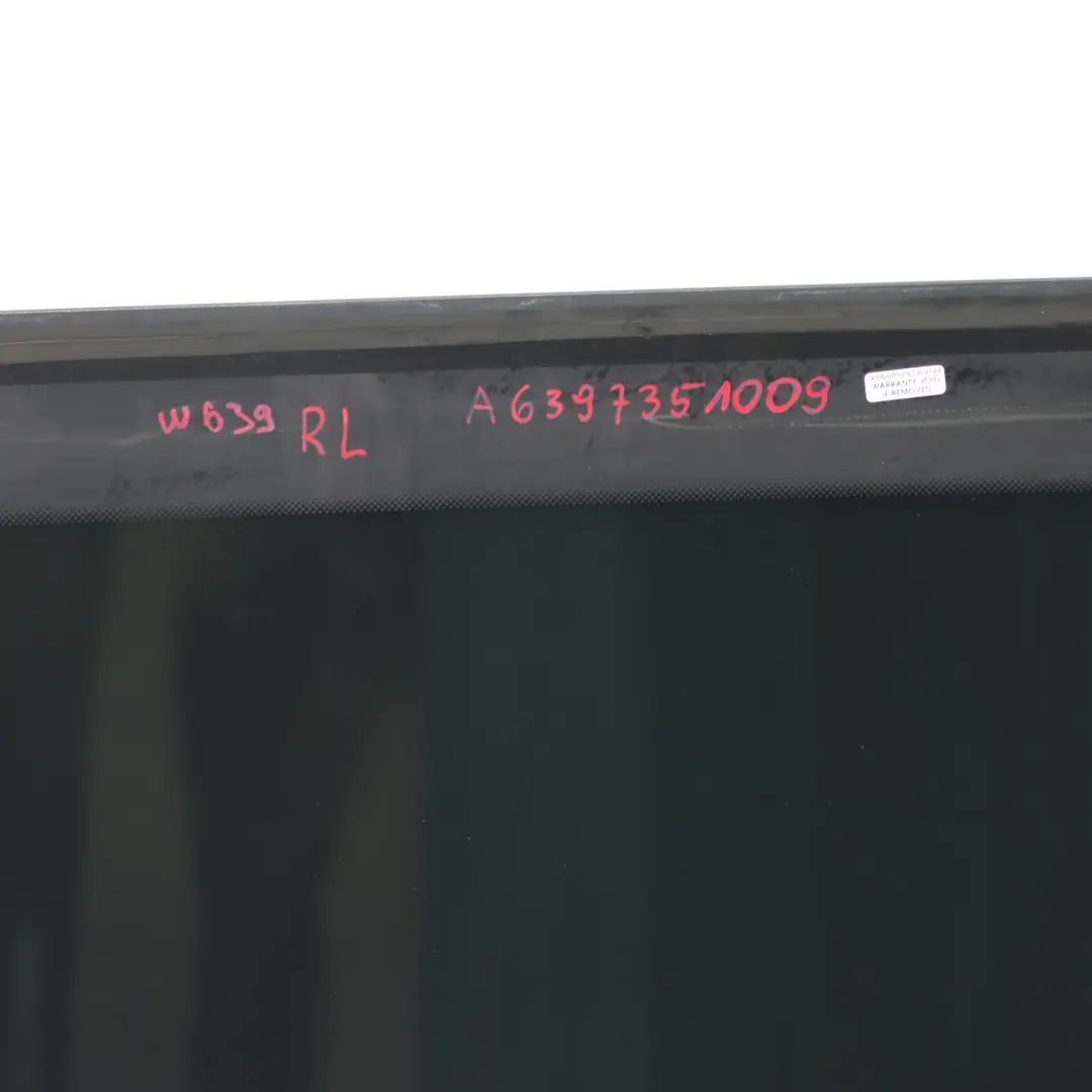 Mercedes Vito Viano W639 Puerta Corredera Trasera Izquierda Cristal AS3 - SKU A6397351009 - Número de pieza A6397351009