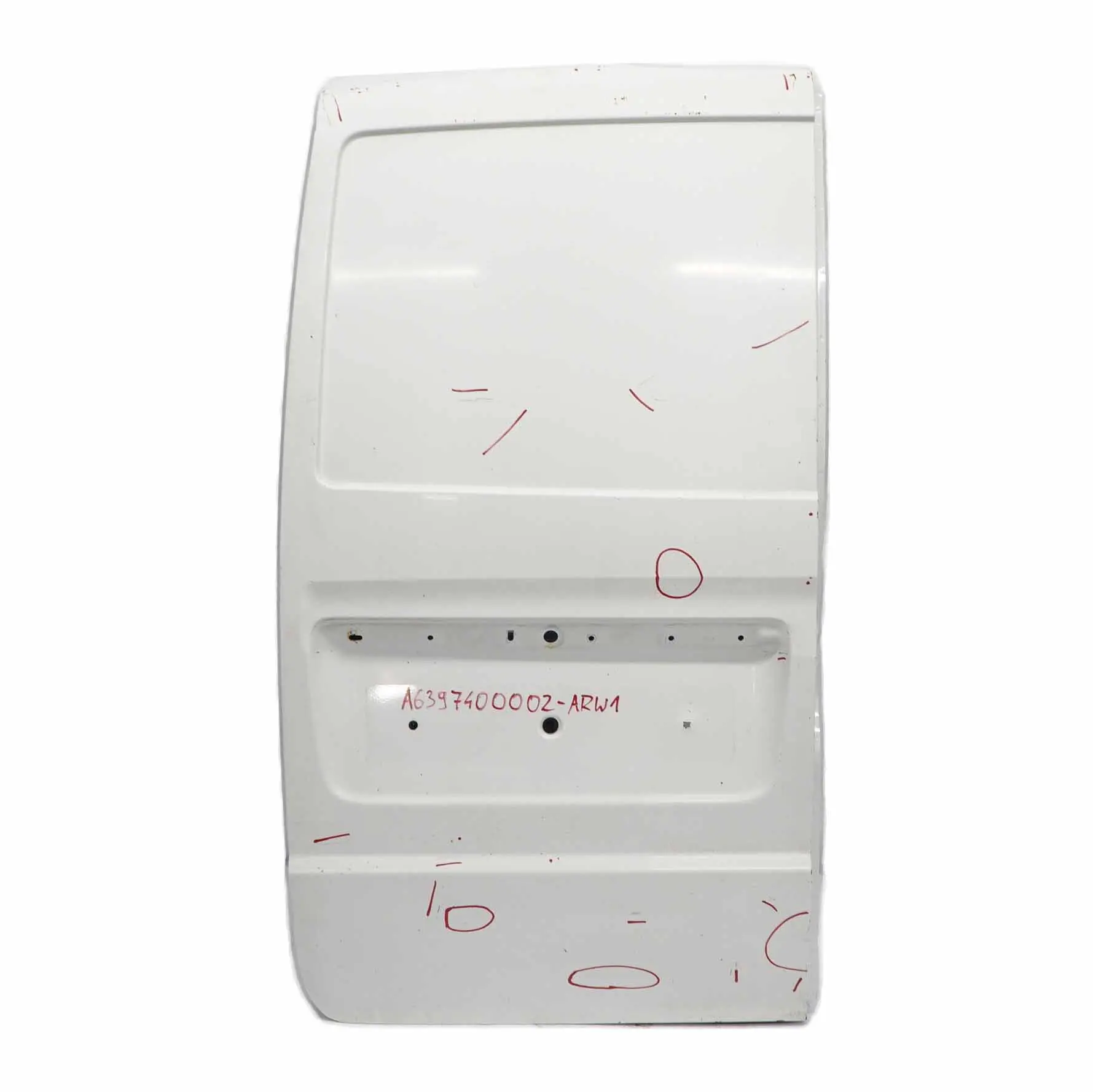 Mercedes W639 Porta posteriore sinistra Portellone posteriore Bianco Artico 9147