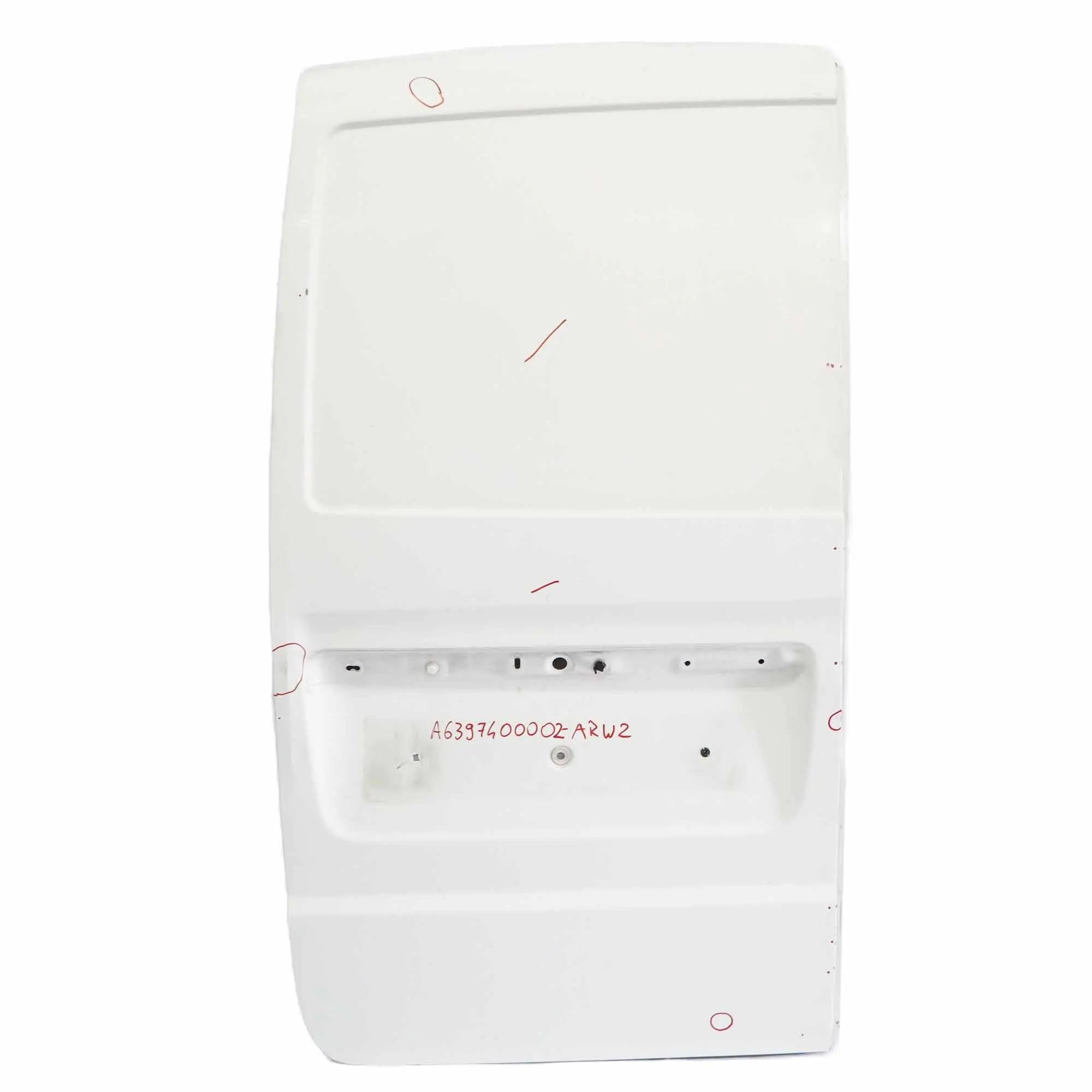 Mercedes W639 Porta posteriore sinistra Portellone posteriore Bianco Artico 9147