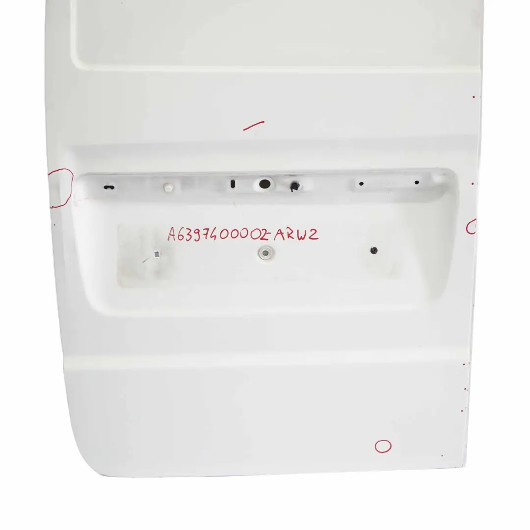 Mercedes Vito W639 Puerta Trasera Izquierda Tapa Maletero Blanco Ártico - 9147 - SKU A6397400002-ARW2 - Número de pieza A6397400002