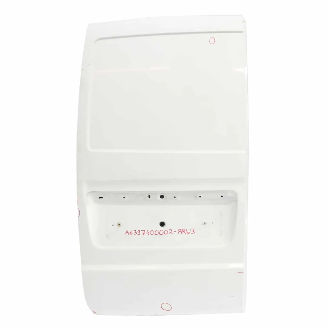 Mercedes Vito W639 Puerta Trasera Izquierda Tapa Maletero Blanco Ártico - 9147 - SKU A6397400002-ARW3 - Número de pieza A6397400002