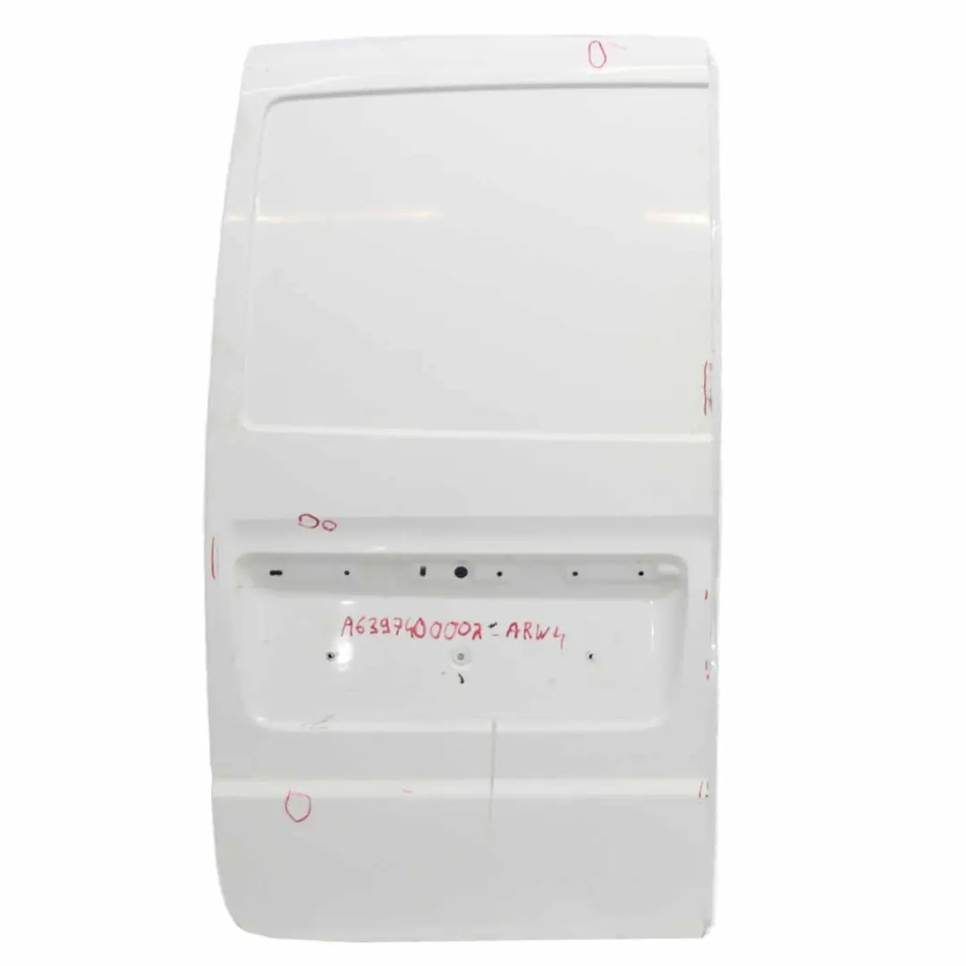 Mercedes Vito W639 Rear Door Left N/S Boot Lid Tailgate Arctic White - 9147 - SKU A6397400002-ARW4 - Part number A6397400002