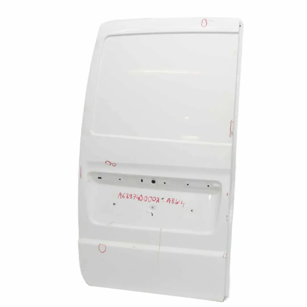 Mercedes Vito W639 Rear Door Left N/S Boot Lid Tailgate Arctic White - 9147 - SKU A6397400002-ARW4 - Part number A6397400002