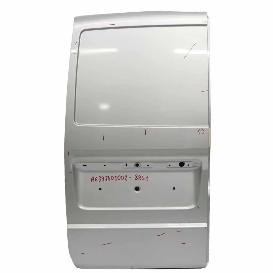 Door Left N/S Boot Lid Tailgate Brilliant Silver - 9744 to Mercedes Vito W639 Rear with Part number A6397400002 Mercedes Vito W639 Rear Door Left N/S Boot Lid Tailgate Brilliant Silver - 9744 - SKU A6397400002-BRS1 - Part number A6397400002
