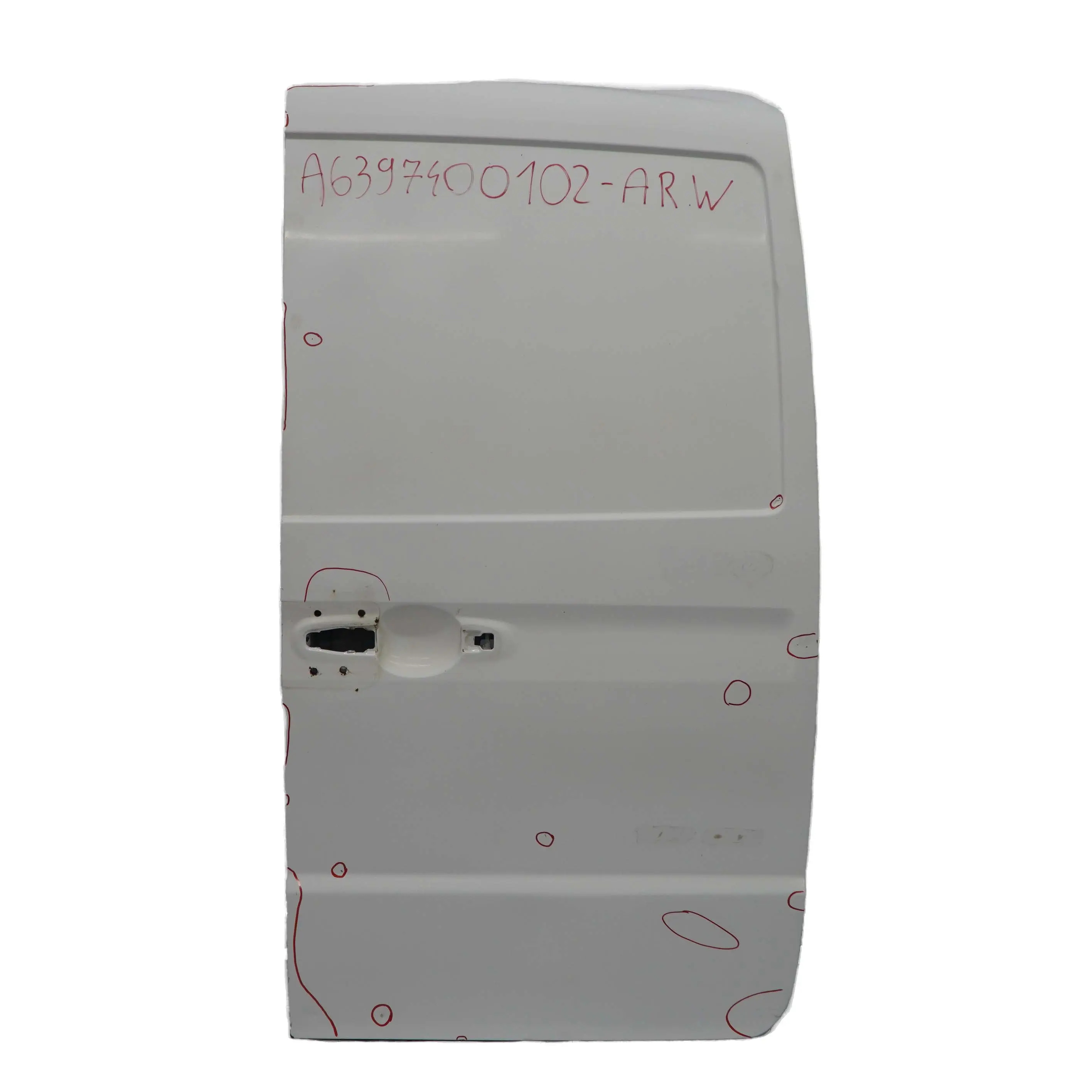 Mercedes W639 Porta Posteriore Destra Portellone Posteriore Bianco Artico - 9147