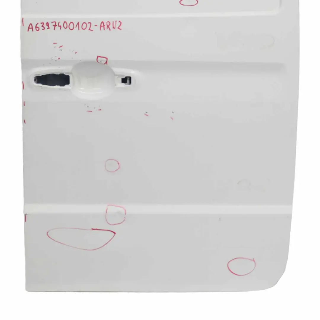 Porta Posteriore Destra Portellone Posteriore Bianco Artico - 9147 per Mercedes W639 con numero di parte A6397400102 Mercedes W639 Porta Posteriore Destra Portellone Posteriore Bianco Artico - 9147 - SKU A6397400102-ARW2 - Numero di parte A6397400102