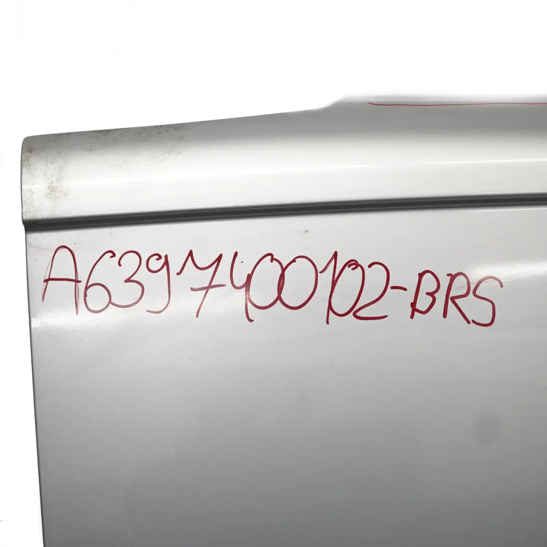 Mercedes Vito W639 Rear Door Right O/S Boot Lid Tailgate Brilliant Silver - 9744 - SKU A6397400102-BRS - Part number A6397400102