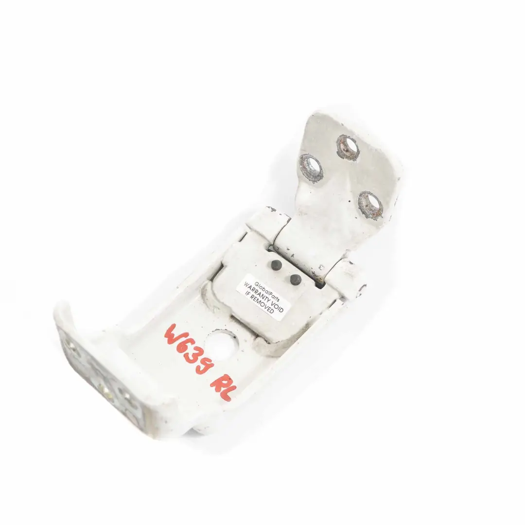 Mercedes Vito W639 Scharnier Hecktür Unten Hinten Links Arktis Weiss - 9147 - SKU A6397400137-ARW - Teilenummer A6397400137