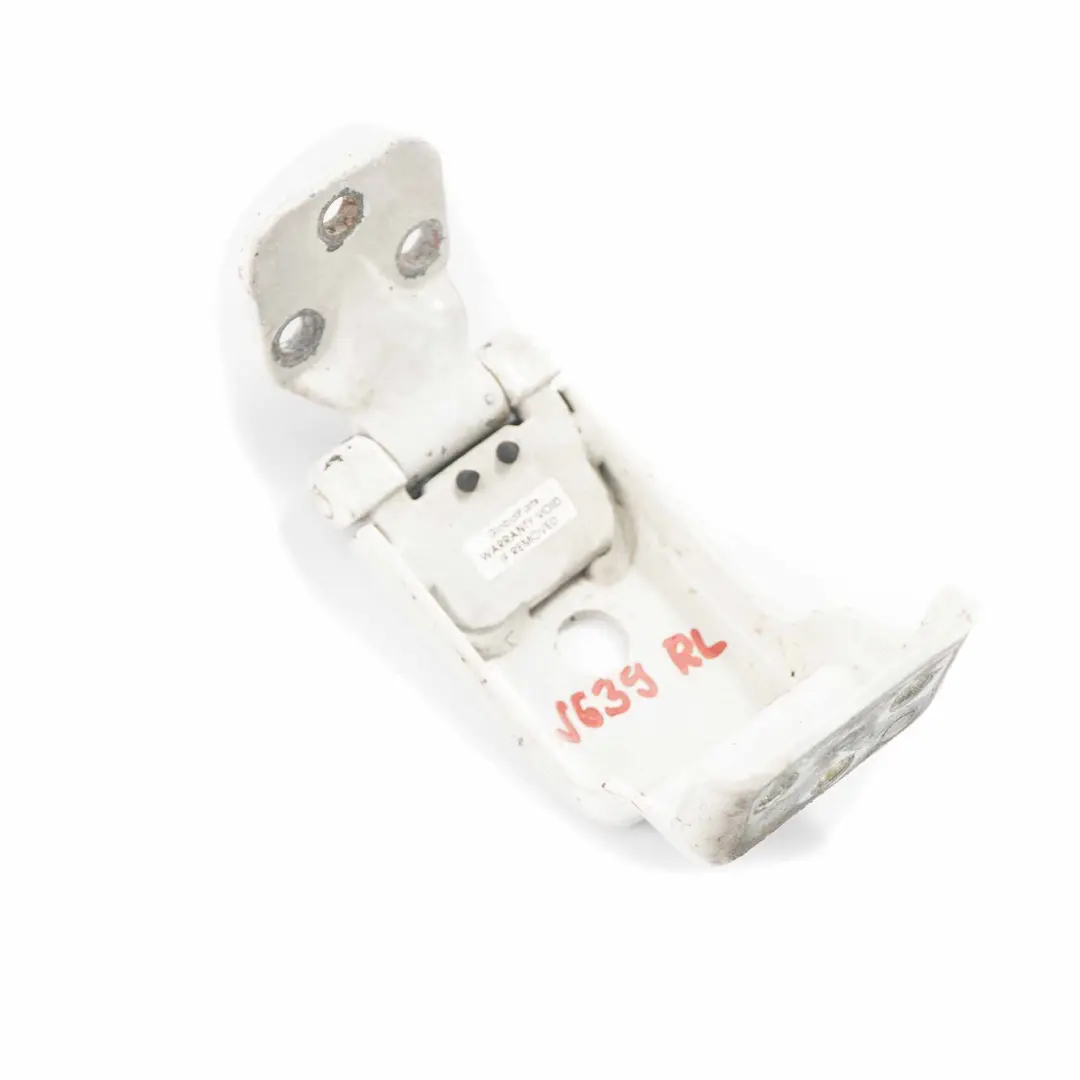 Mercedes Vito W639 Scharnier Hecktür Unten Hinten Links Arktis Weiss - 9147 - SKU A6397400137-ARW - Teilenummer A6397400137