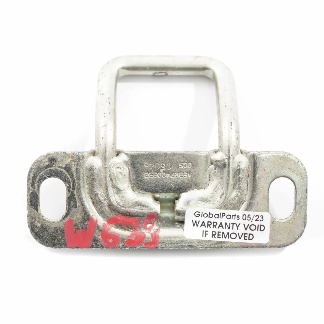 Mercedes W639 Catch Striker Bracket Rear Door Lock Latch Bottom - SKU A6397400232 - Part number A6397400232