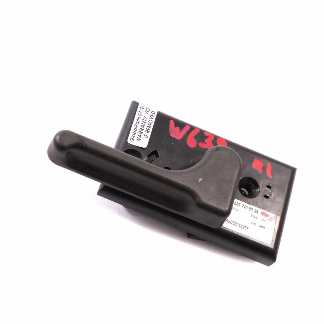 Door Handle Rear Left N/S Interior Latch Mechanism to Mercedes W639 with Part number A6397400235 Mercedes W639 Door Handle Rear Left N/S Interior Latch Mechanism - SKU A6397400235-1 - Part number A6397400235