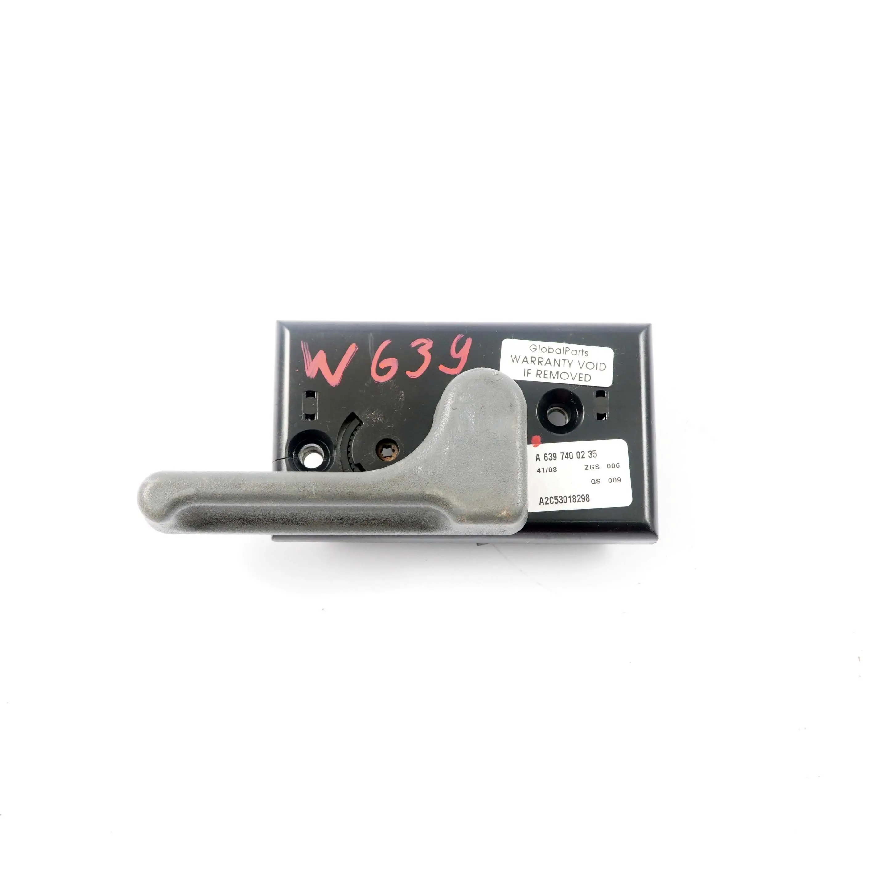 Mercedes W639 Mecanisme du loquet interieur gauche arriere A6397400235
