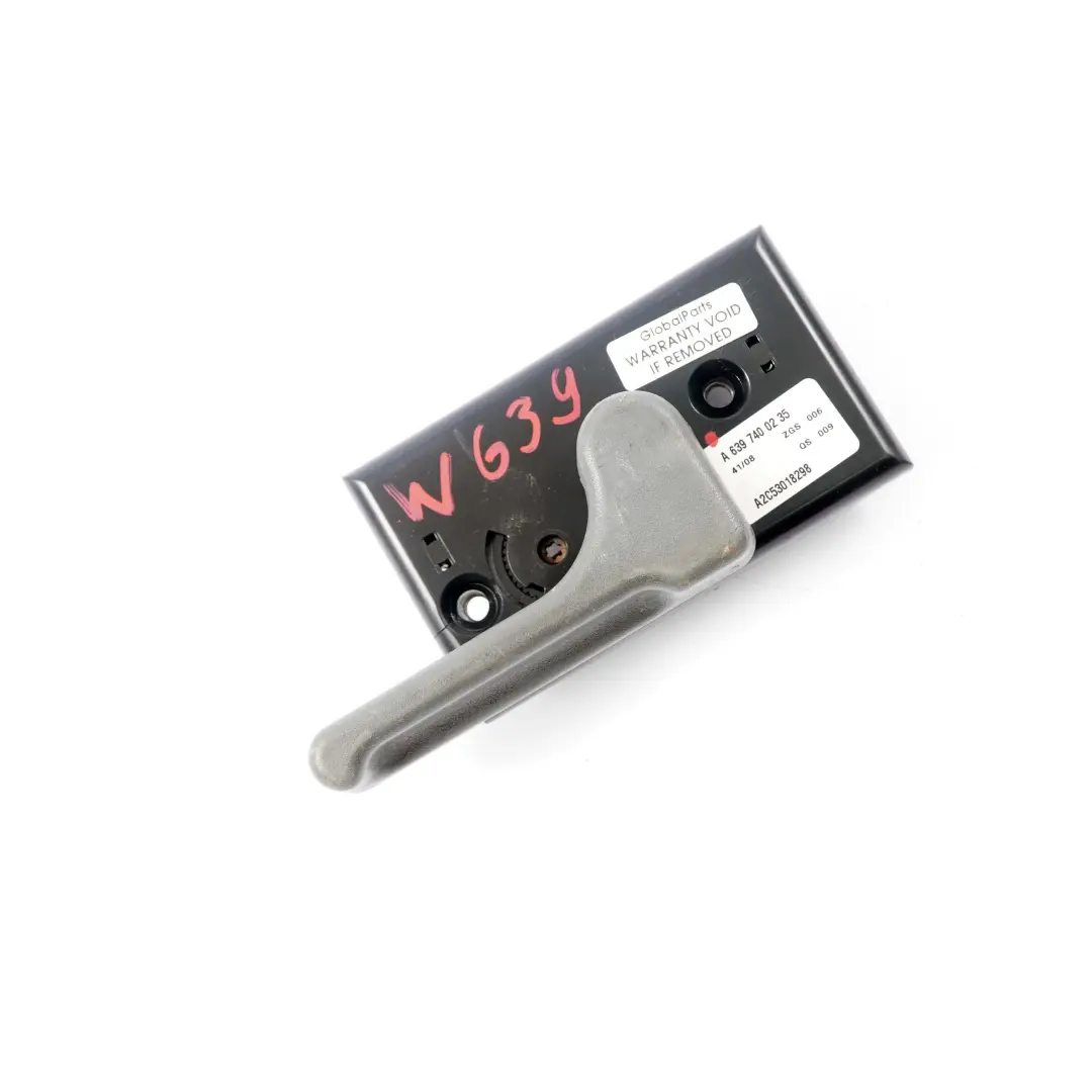 Mecanisme du loquet interieur gauche arriere pour Mercedes W639 à propos du numéro de pièce A6397400235 Mercedes W639 Mecanisme du loquet interieur gauche arriere - SKU A6397400235 - Numéro de pièce A6397400235