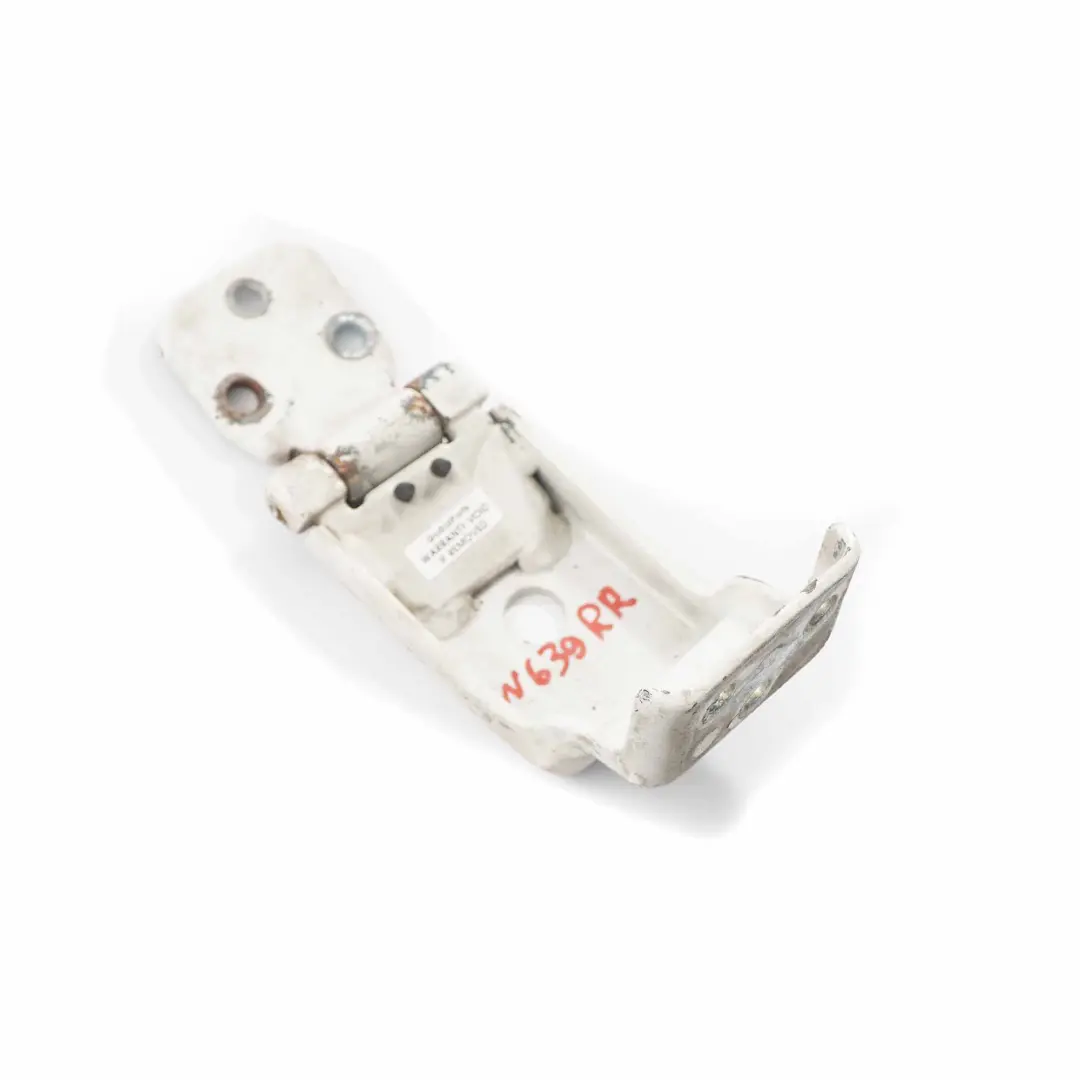 Bisagra Portón Trasero Inferior Derecha Maletero Blanco para Mercedes Vito W639 con número de pieza A6397400237 Mercedes Vito W639 Bisagra Portón Trasero Inferior Derecha Maletero Blanco - SKU A6397400237-ARW - Número de pieza A6397400237