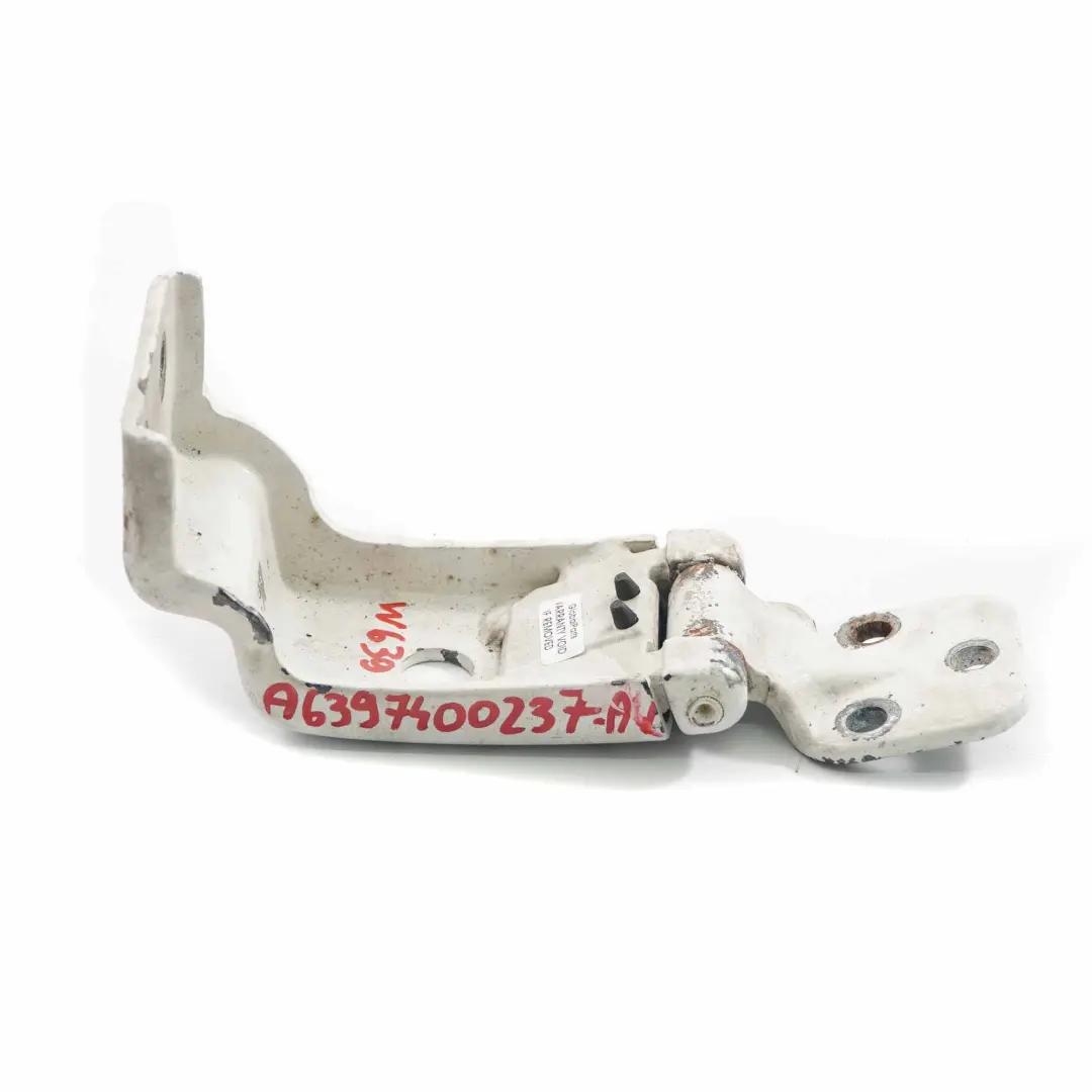 Tailgate Hinge Mercedes Vito W639 Lower Right O/S Boot Trunk Hinge Arctic White - SKU A6397400237-ARW - Part number A6397400237