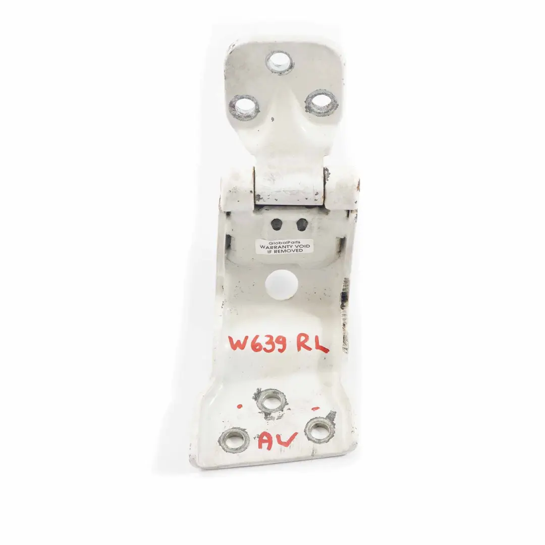 Tailgate Hinge Mercedes Vito W639 Top Left N/S Boot Trunk Hinge Arctic White - SKU A6397400337-ARW - Part number A6397400337