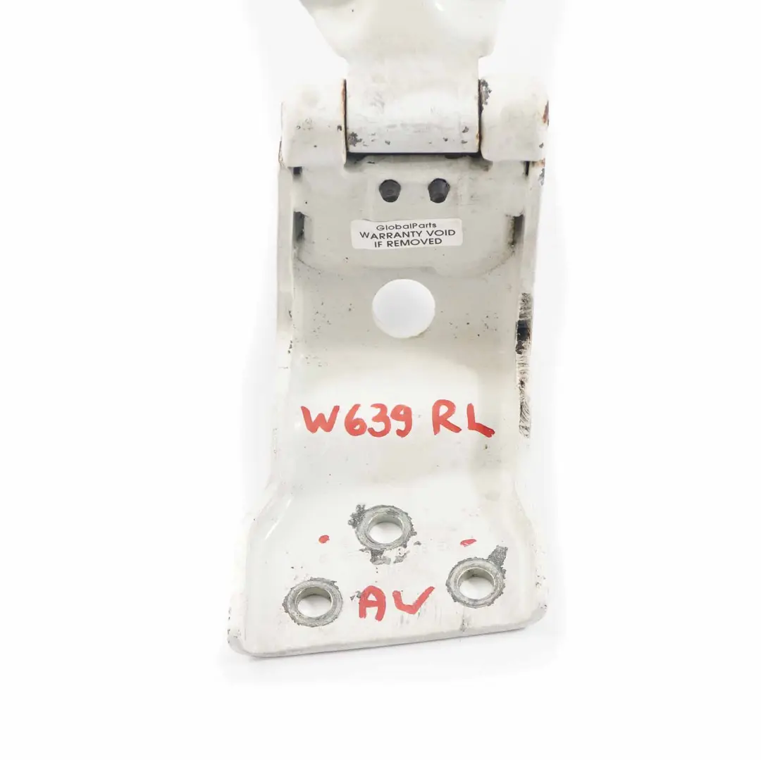 Haut Gauche Charnière de Coffre Hayon Arctic White - 9147 pour Mercedes Vito W639 à propos du numéro de pièce A6397400337 Mercedes Vito W639 Haut Gauche Charnière de Coffre Hayon Arctic White - 9147 - SKU A6397400337-ARW - Numéro de pièce A6397400337