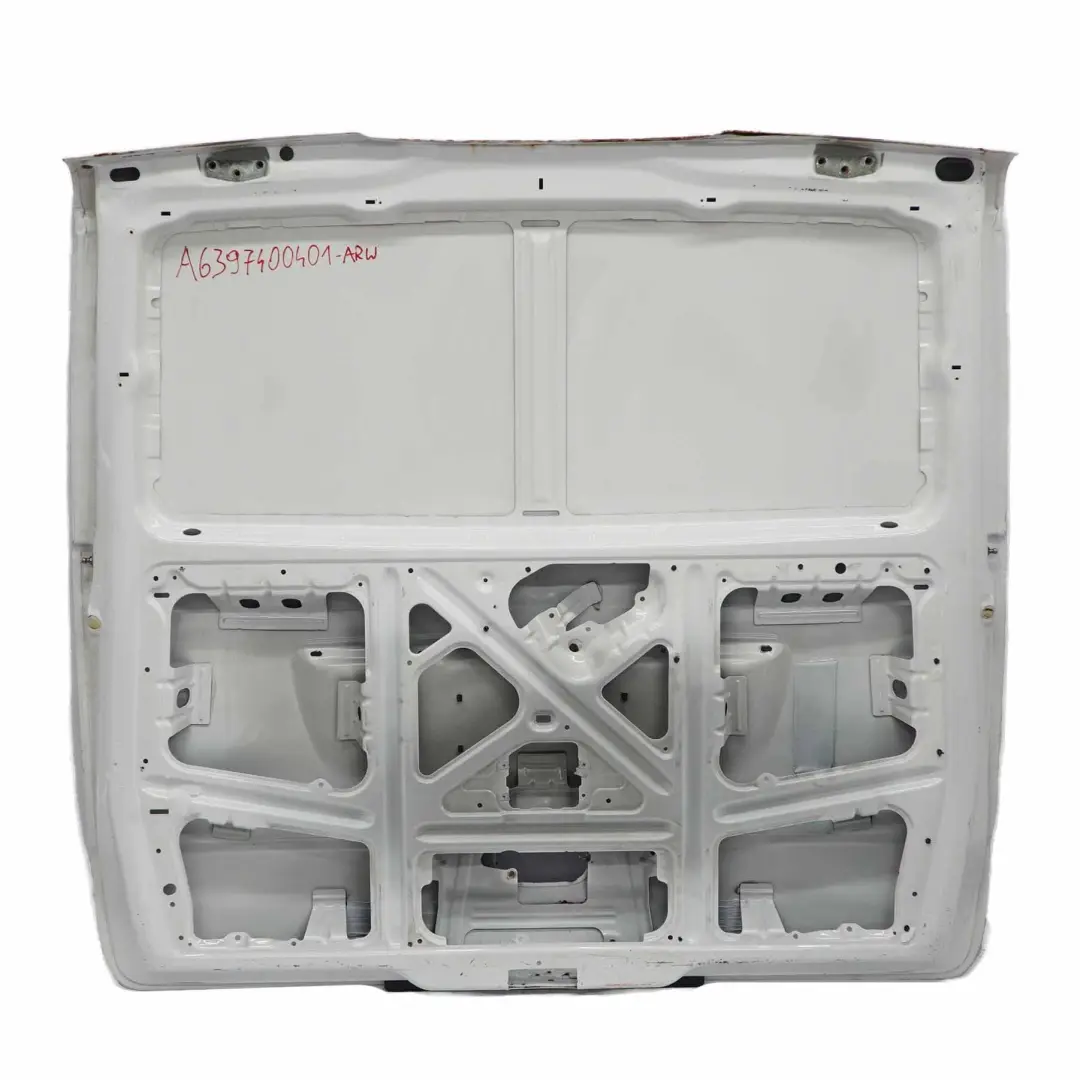 Boot Trunk Lid Tailgate Arctic White - 9147 to Mercedes Vito Viano W639 with Part number A6397400401 Mercedes Vito Viano W639 Boot Trunk Lid Tailgate Arctic White - 9147 - SKU A6397400401-ARW - Part number A6397400401