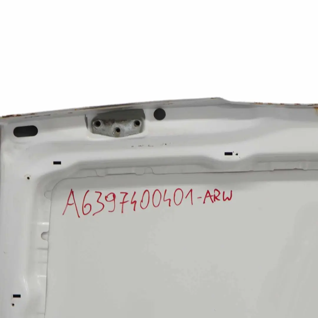 Mercedes W639 Klapa Bagażnika Arctic White - 9147 - SKU A6397400401-ARW - Numer Części A6397400401