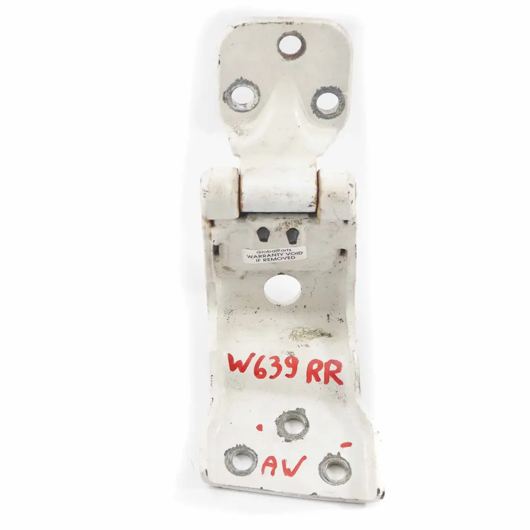 Tailgate Hinge Mercedes Vito W639 Top Right O/S Boot Trunk Hinge Arctic White - SKU A6397400437-ARW - Part number A6397400437