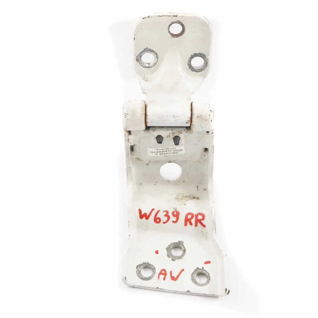 Tailgate Hinge Mercedes Vito W639 Top Right O/S Boot Trunk Hinge Arctic White - SKU A6397400437-ARW - Part number A6397400437