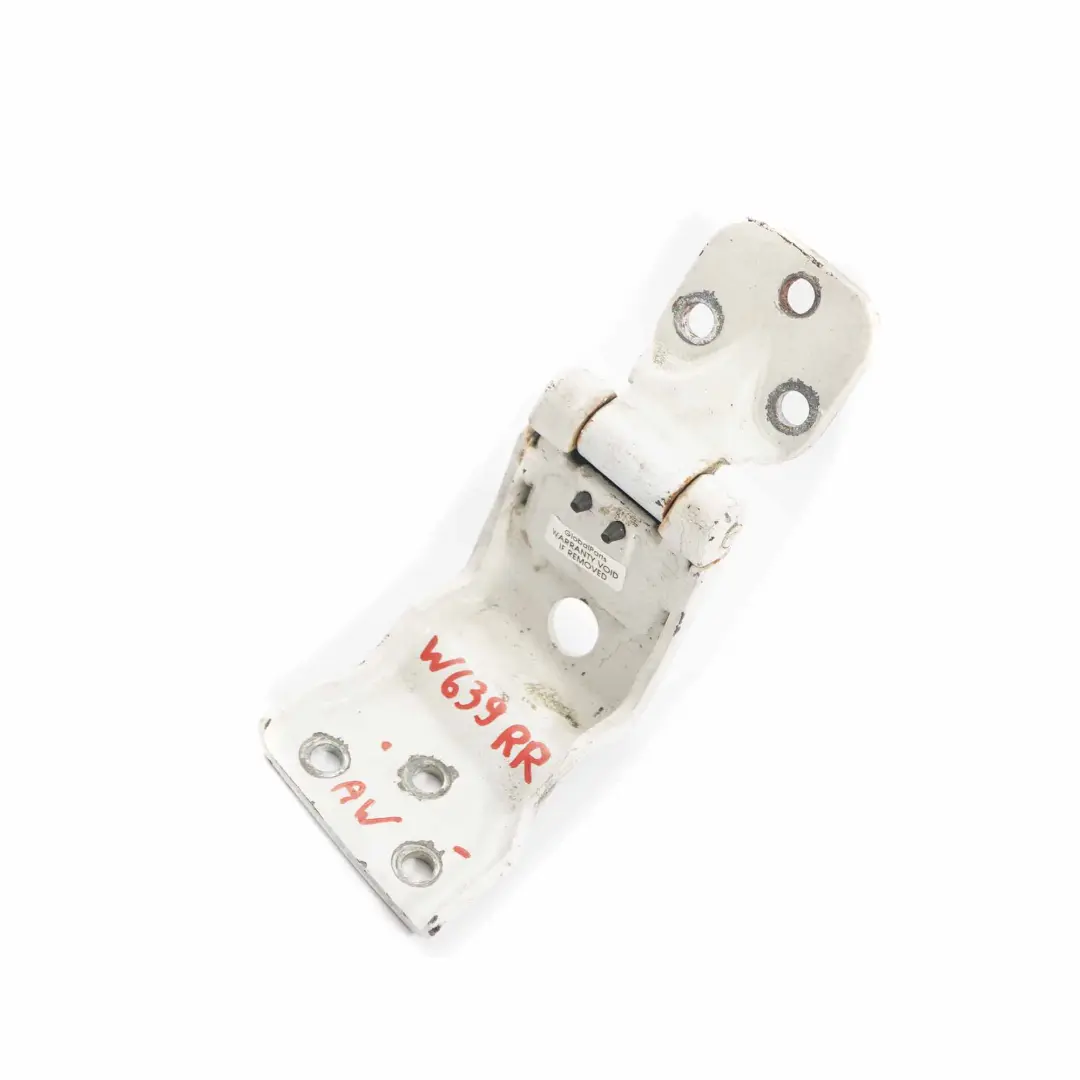 Tailgate Hinge Mercedes Vito W639 Top Right O/S Boot Trunk Hinge Arctic White - SKU A6397400437-ARW - Part number A6397400437