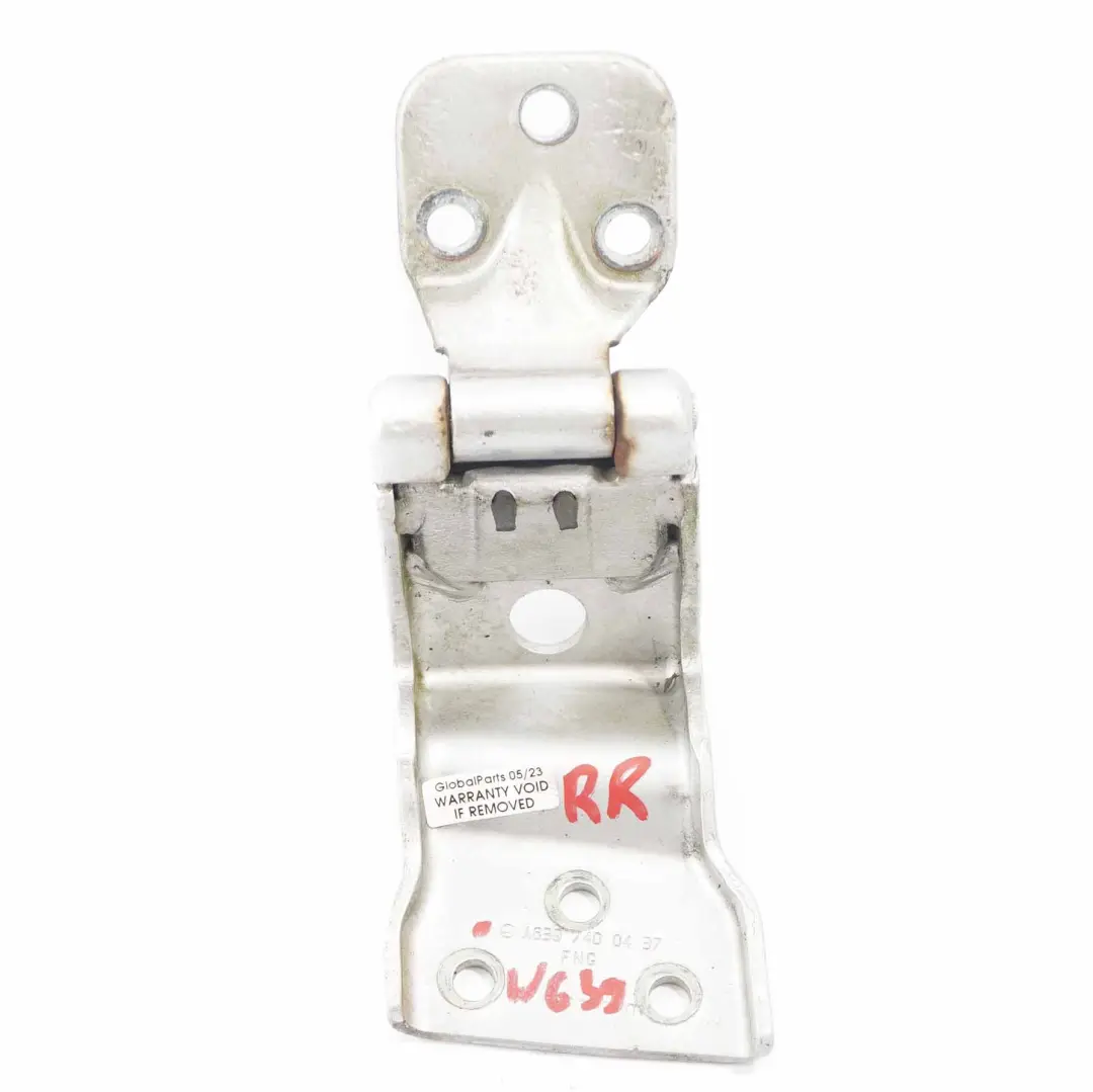 Bisagra Portón trasero Arriba Derecha Maletero Brillante Plata para Mercedes W639 con número de pieza A6397400437 Mercedes W639 Bisagra Portón trasero Arriba Derecha Maletero Brillante Plata - SKU A6397400437-BRS - Número de pieza A6397400437