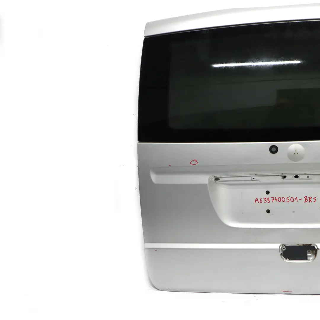 Boot Trunk Lid Brilliant Silver Metallic - 9744 to Mercedes Vito W639 Rear Tailgate with Part number A6397400501 Mercedes Vito W639 Rear Tailgate Boot Trunk Lid Brilliant Silver Metallic - 9744 - SKU A6397400501-BRS - Part number A6397400501