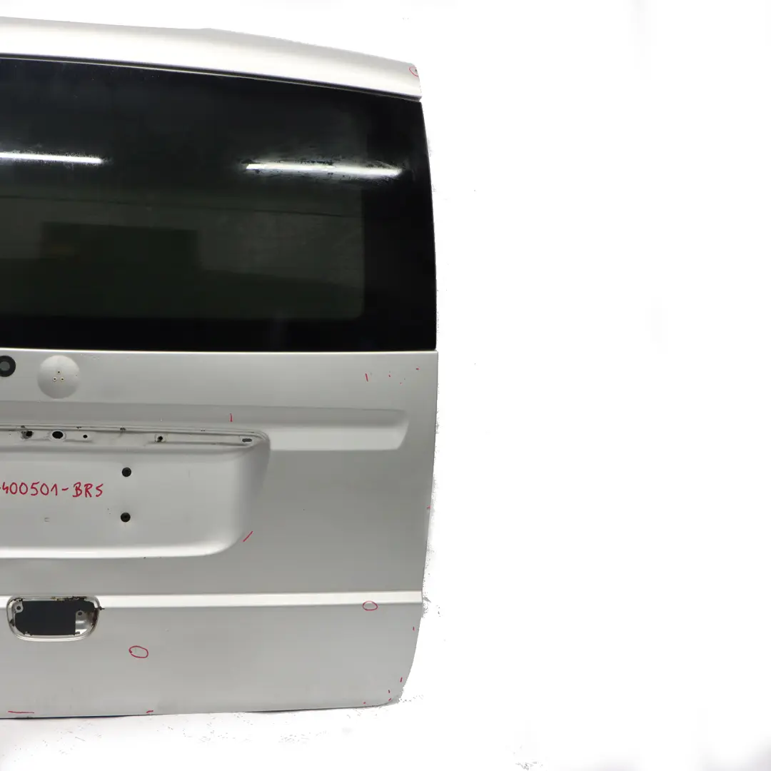 Mercedes Vito W639 Rear Tailgate Boot Trunk Lid Brilliant Silver Metallic - 9744 - SKU A6397400501-BRS - Part number A6397400501