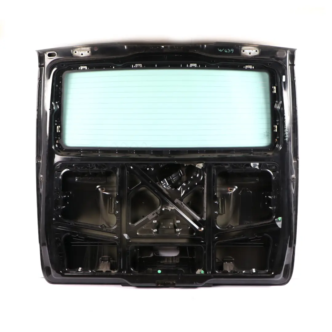 Boot Trunk Lid Obsidian Black Metallic - 197 to Mercedes Vito W639 Rear Tailgate with Part number A6397400501 Mercedes Vito W639 Rear Tailgate Boot Trunk Lid Obsidian Black Metallic - 197 - SKU A6397400501-OB - Part number A6397400501