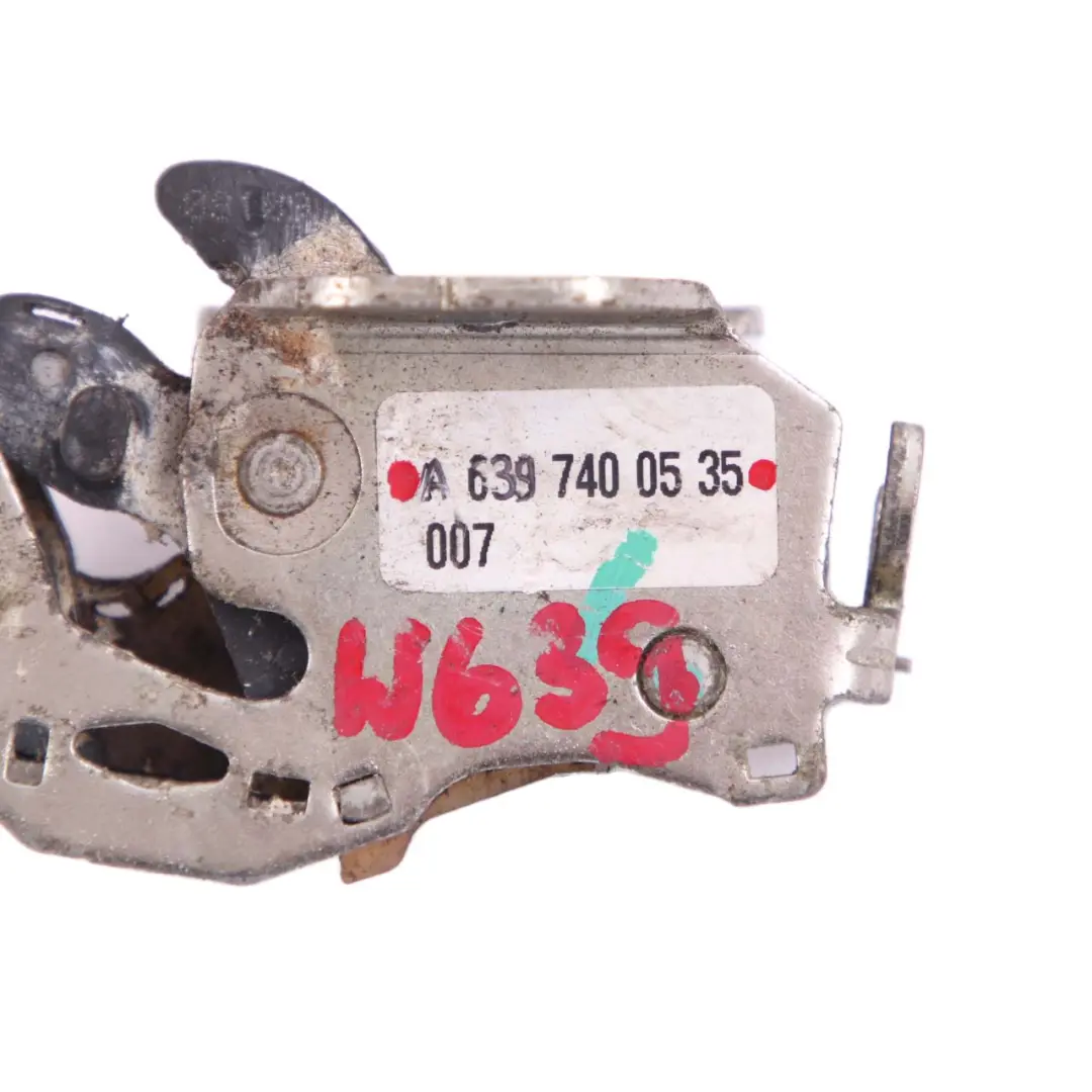 Mercedes Vito W639 Arrière Gauche Droite Serrure Porte Coulissante - SKU A6397400535 - Numéro de pièce A6397400535