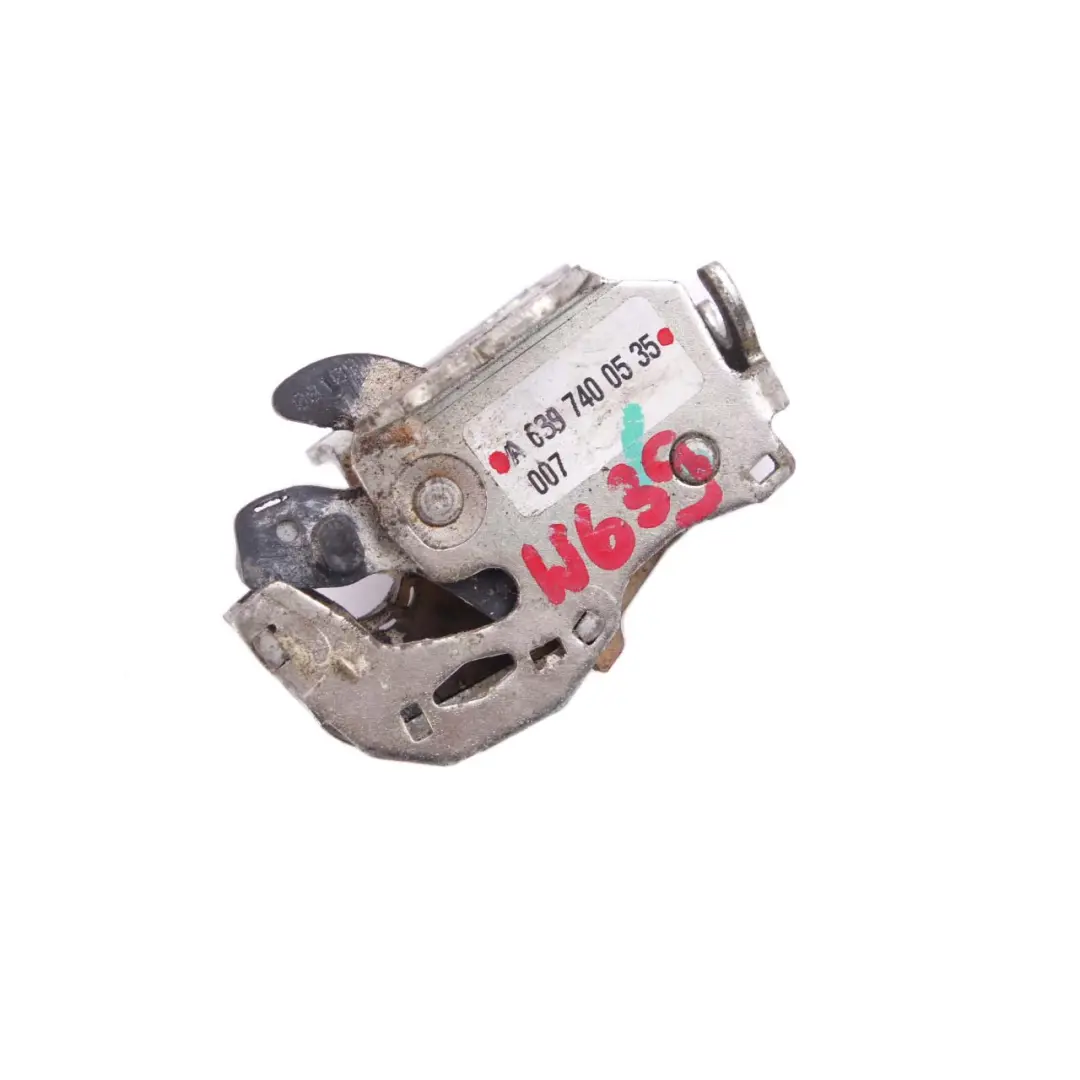Left Right Lower Sliding Door Lock Latch to Mercedes Vito W639 Rear with Part number A6397400535 Mercedes Vito W639 Rear Left Right Lower Sliding Door Lock Latch - SKU A6397400535 - Part number A6397400535