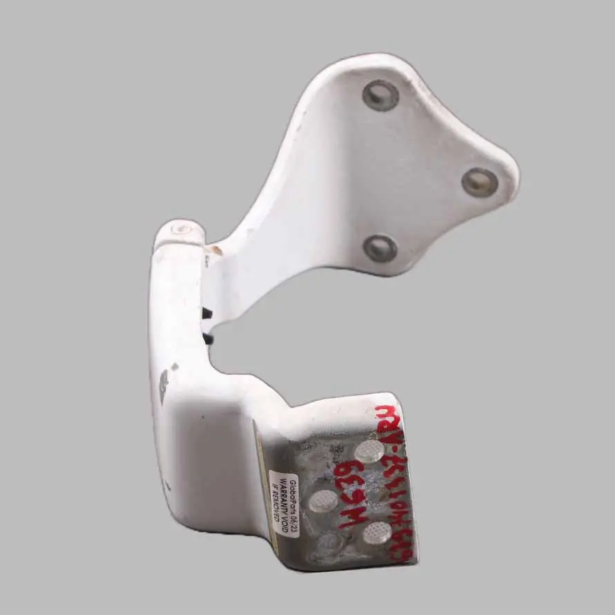 Bisagra Trasera Izquierda Maletero Inferior Arctic White 9147 para Mercedes W639 con número de pieza A6397401337 Mercedes W639 Bisagra Trasera Izquierda Maletero Inferior Arctic White 9147 - SKU A6397401337-ARW - Número de pieza A6397401337