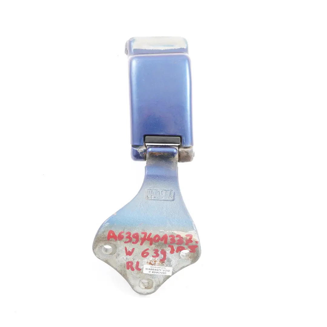 Puerta Bisagra Izquierda Trasera Baúl Inferior Jaspisblau Azul para Mercedes W639 con número de pieza A6397401337 Mercedes W639 Puerta Bisagra Izquierda Trasera Baúl Inferior Jaspisblau Azul - SKU A6397401337-JAS - Número de pieza A6397401337