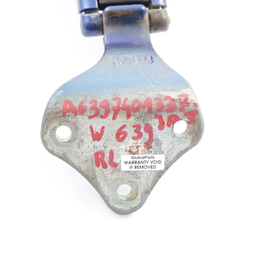 Cerniera porta sinistra baule posteriore inferiore Jaspisblau Blu per Mercedes W639 con numero di parte A6397401337 Mercedes W639 Cerniera porta sinistra baule posteriore inferiore Jaspisblau Blu - SKU A6397401337-JAS - Numero di parte A6397401337