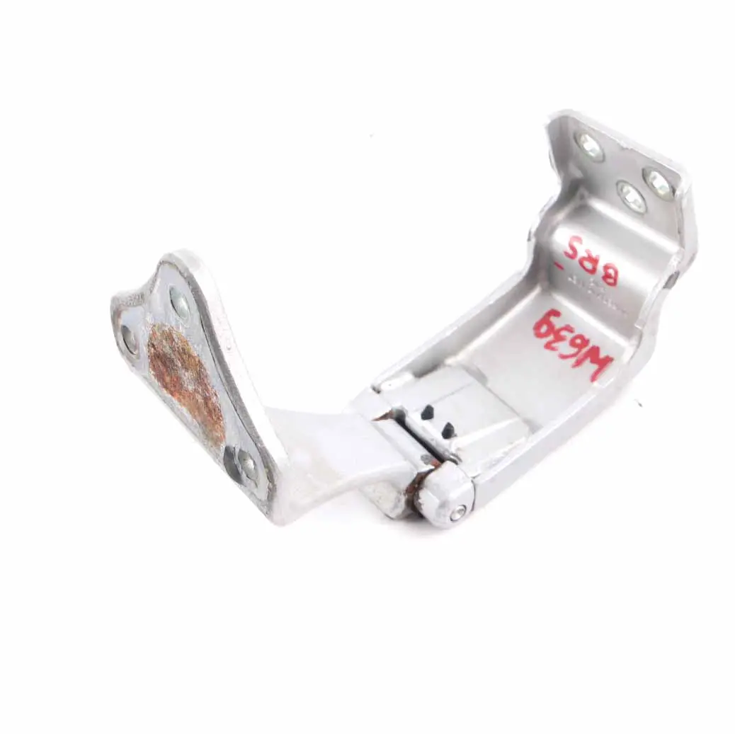 Door Hinge Right O/S Rear Trunk Lower Bottom Brilliant Silver to Mercedes Vito W639 with Part number A6397401437 Mercedes Vito W639 Door Hinge Right O/S Rear Trunk Lower Bottom Brilliant Silver - SKU A6397401437-BRS - Part number A6397401437