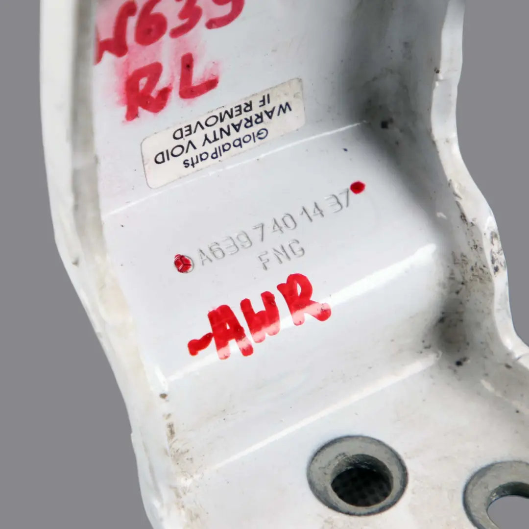Door Hinge Right O/S Rear Trunk Lower Bottom Arctic White to Mercedes Vito W639 with Part number A6397401437 Mercedes Vito W639 Door Hinge Right O/S Rear Trunk Lower Bottom Arctic White - SKU A6397401437 - Part number A6397401437
