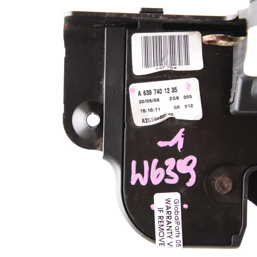 Boot Lock Latch Mechanism Rear A6397401235 to Mercedes Vito Viano W639 Tailgate with Part number A6397401535 Mercedes Vito Viano W639 Tailgate Boot Lock Latch Mechanism Rear A6397401235 - SKU A6397401535-1 - Part number A6397401535