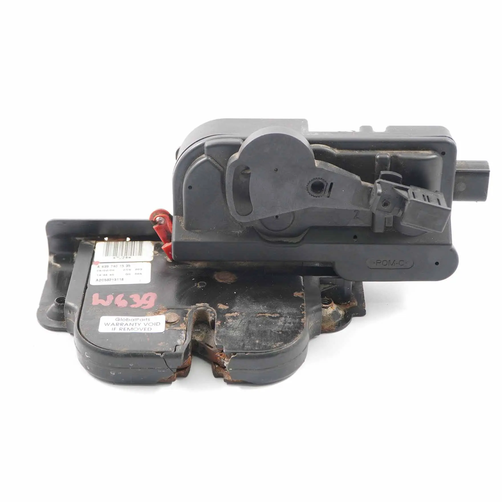 Mercedes W639 Heckklappe Schloss Verriegelung Mechanismus Hinten A6397401535