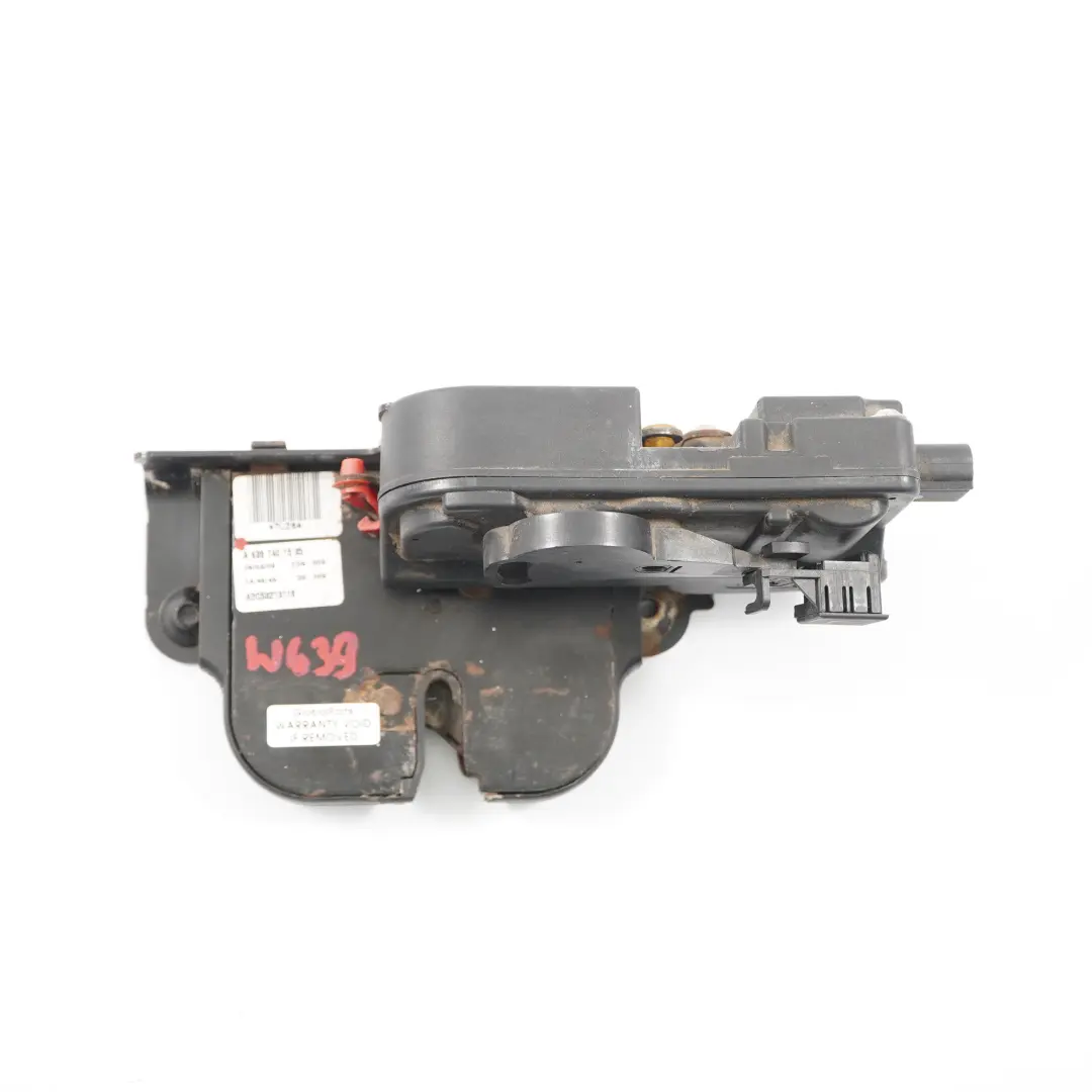 Mercedes Vito Viano W639 Mécanisme verrouillage du hayon arrière - SKU A6397401535 - Numéro de pièce A6397401535