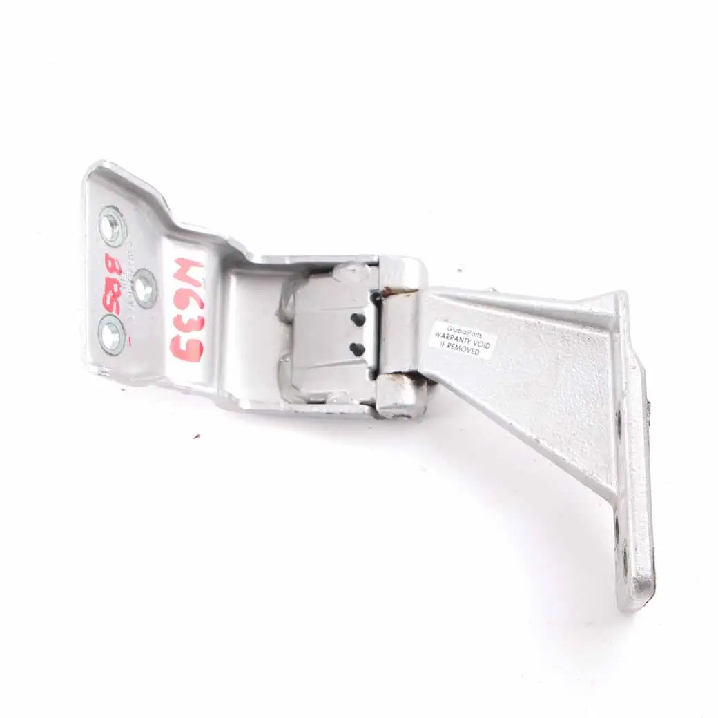 Puerta Bisagra Izquierda Tronco Trasero para Mercedes W639 con número de pieza A6397401937 Mercedes W639 Puerta Bisagra Izquierda Tronco Trasero - SKU A6397401937-BRS - Número de pieza A6397401937