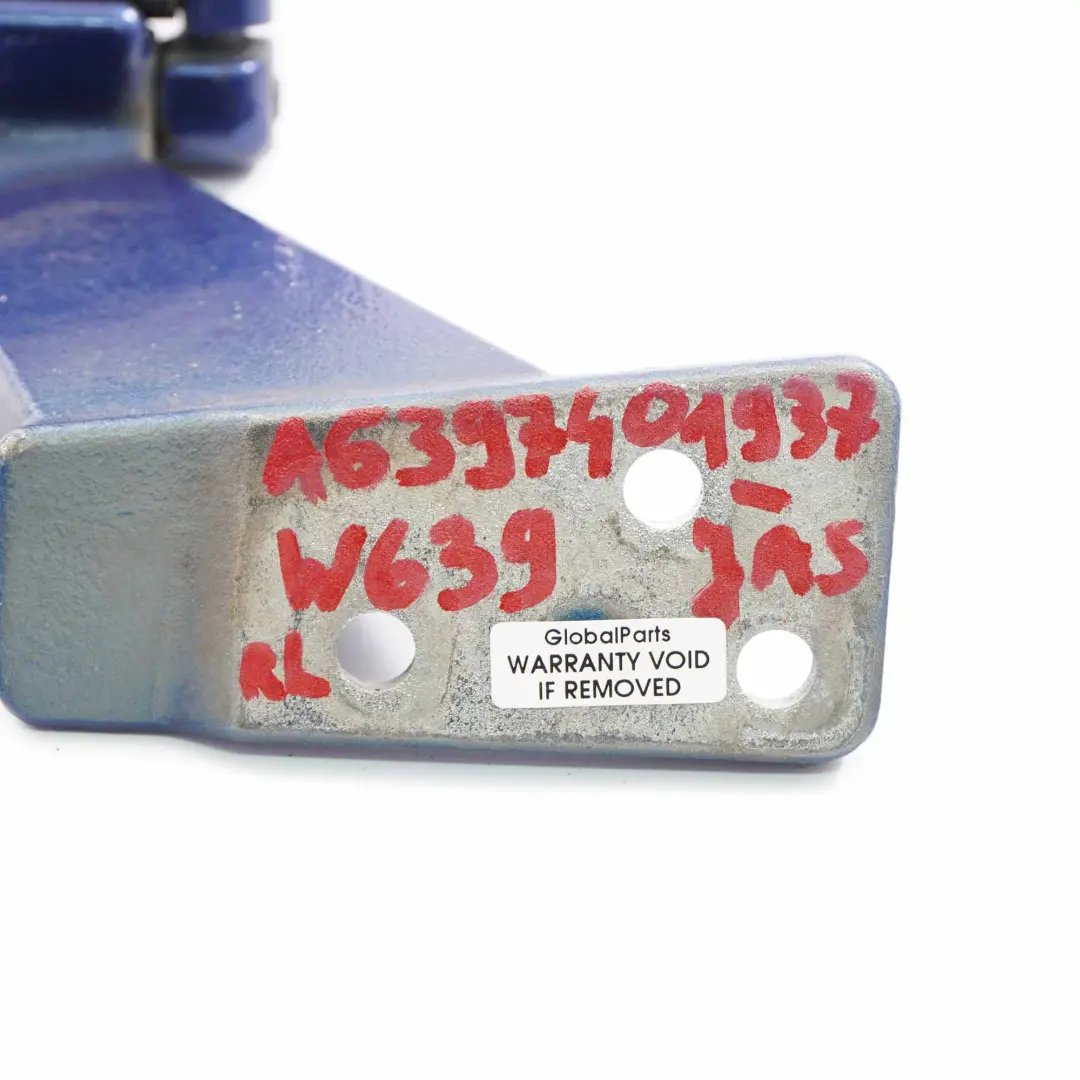 Mercedes W639 Charnière porte arrière gauche coffre supérieur Jaspisblau Bleu - SKU A6397401937-JAS - Numéro de pièce A6397401937