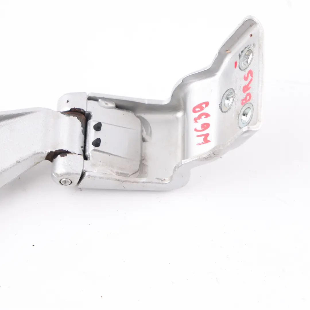 Mercedes Vito W639 Door Hinge Right O/S Rear Trunk Upper Brilliant Silver - 9744 - SKU A6397402037-BRS - Part number A6397402037