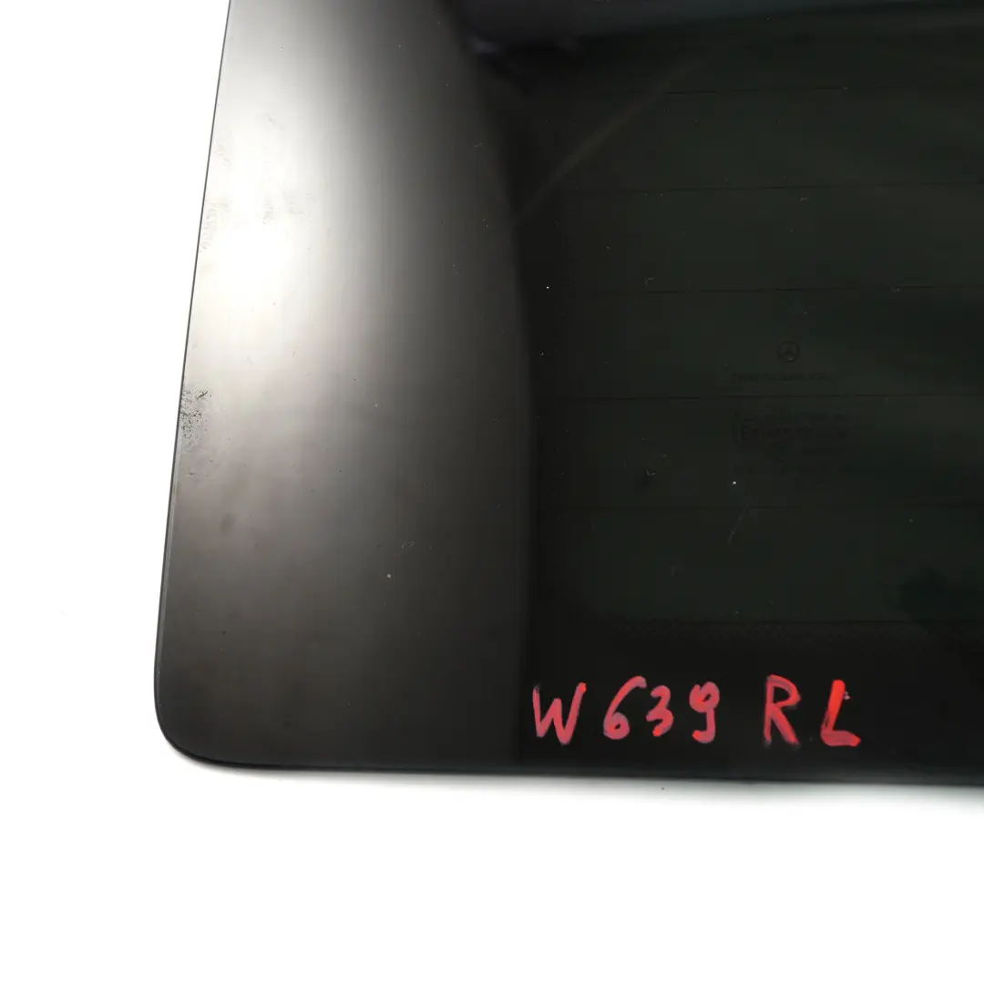 Mercedes Vito W639 Window Glass Rear Left N/S Boot Trunk Door Tinted AS3 - SKU A6397452010 - Part number A6397452010