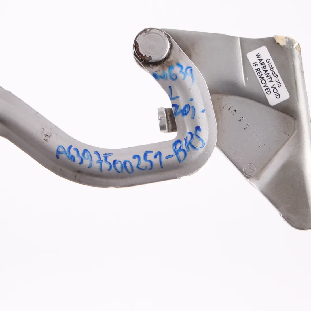 Mercedes Vito W639 Charniere Capot Gauche Brilliant Silver - 9744 - SKU A6397500251-BRS - Numéro de pièce A6397500251