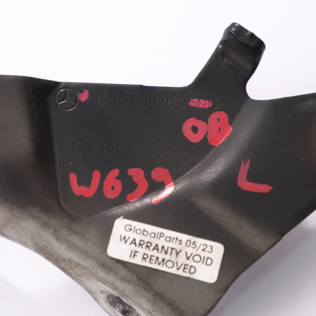 Capó Bisagra Capó Izquierda Negro Obsidiana - 197 para Mercedes Vito W639 con número de pieza A6397500251 Mercedes Vito W639 Capó Bisagra Capó Izquierda Negro Obsidiana - 197 - SKU A6397500251-OB - Número de pieza A6397500251