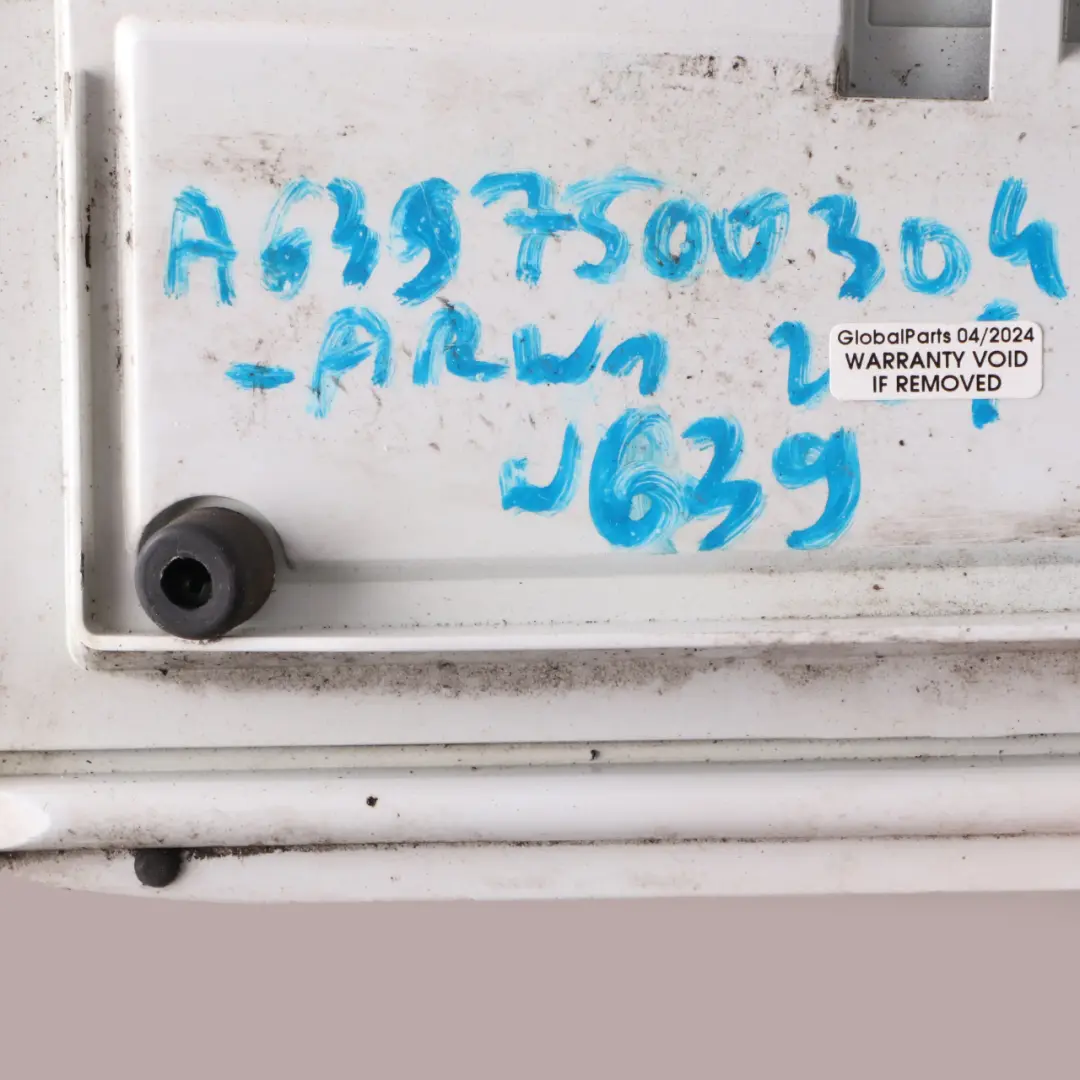 Filler Flap Cover Trim Arctic White - 9147 to Mercedes Vito W639 Fuel with Part number A6397500304 Mercedes Vito W639 Fuel Filler Flap Cover Trim Arctic White - 9147 - SKU A6397500304-ARW1 - Part number A6397500304