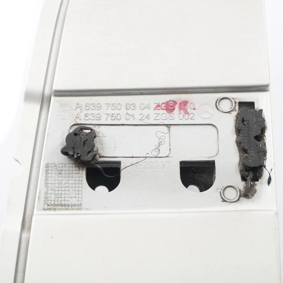 Filler Flap Cover Trim A639750304 Brilliant Silver 9744 to Mercedes Vito W639 Fuel with Part number A6397540034 Mercedes Vito W639 Fuel Filler Flap Cover Trim A639750304 Brilliant Silver 9744 - SKU A6397500304-BRS3 - Part number A6397540034