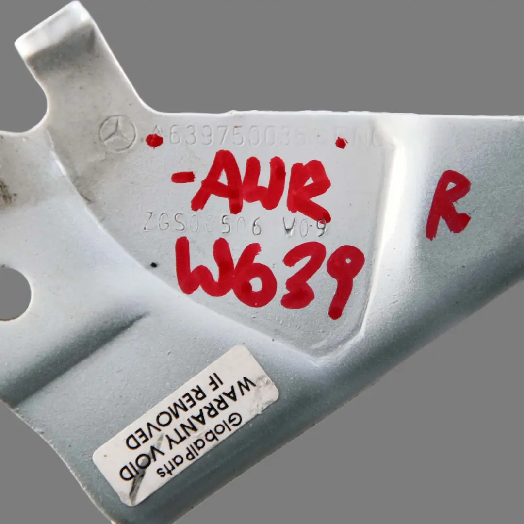 Mercedes Vito W639 Capo Bisagra Capo Derecho Blanco artico - 9147 - SKU A6397500351-ARW - Número de pieza A6397500351