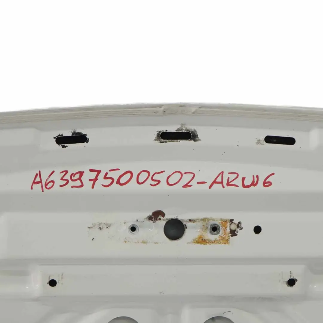 Mercedes Vito W639 Maska Silnika Arctic White 9147 - SKU A6397500502-ARW6 - Numer Części A6397500502